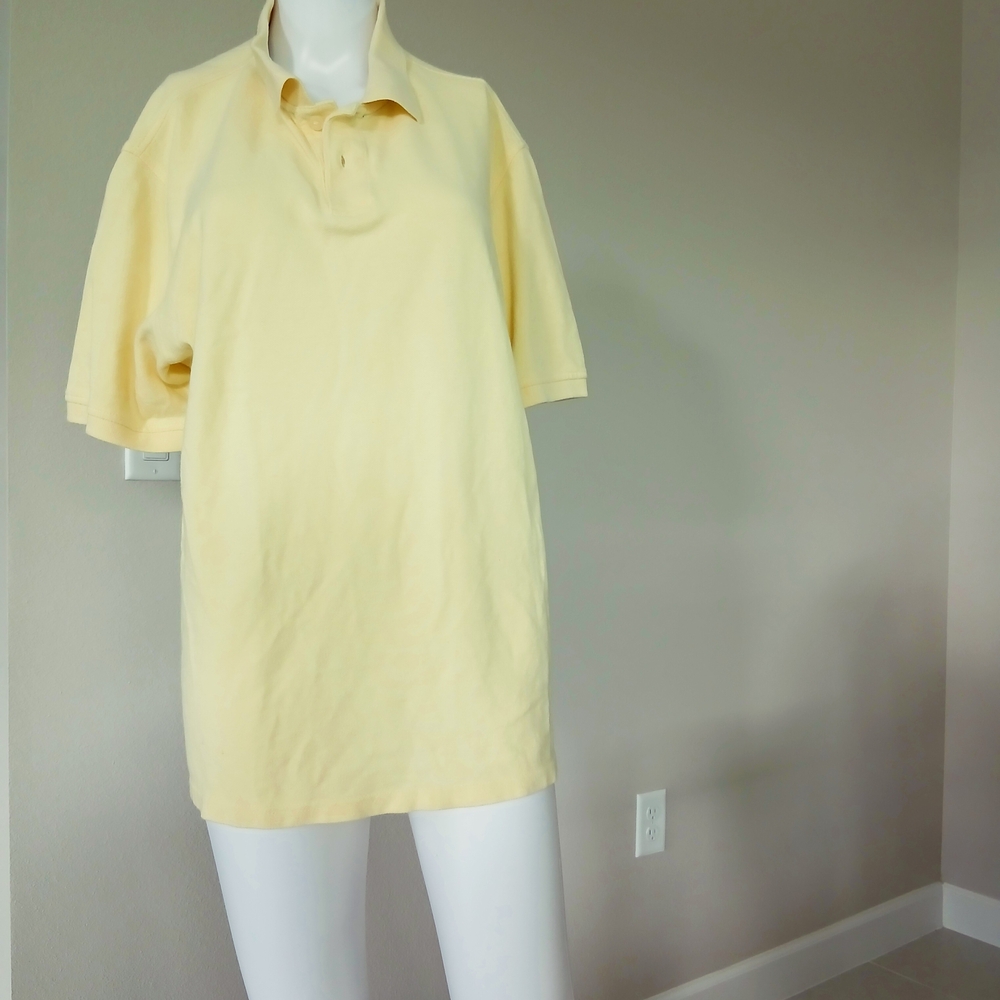 Amazon Essentials Light Yellow Polo Shirt